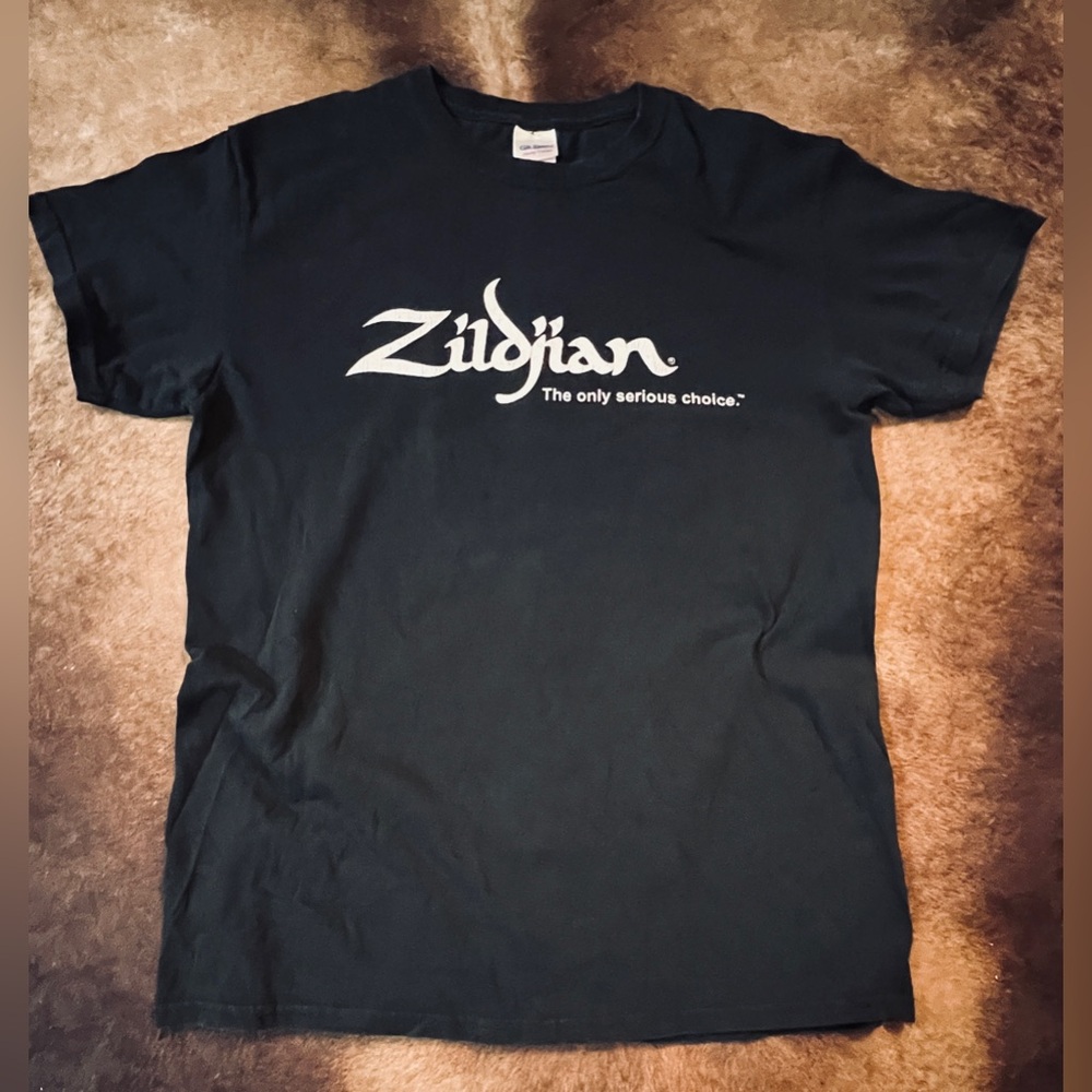 Vintage Zildjian Black Logo Short Sleeve Tee
